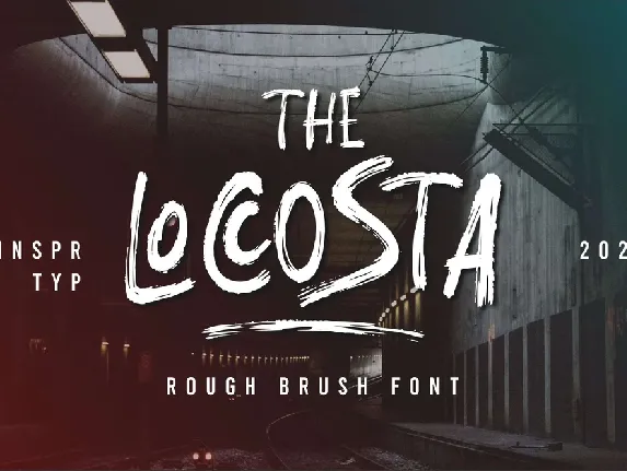 The Loccosta Brush font