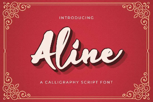 Aline font