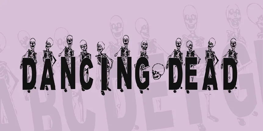 DANCING-DEAD font