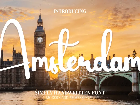 Amsterdam Script Typeface font