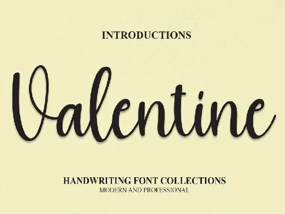 Valentine font