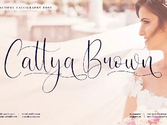 Cattya Brown font