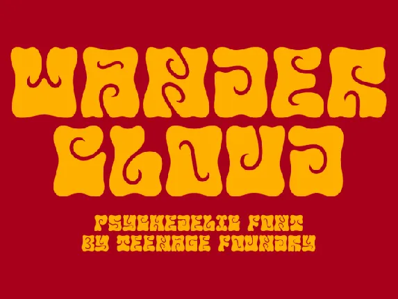 TF Wander Cloud DEMO font