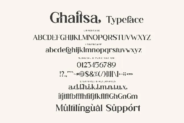 Ghaitsa font