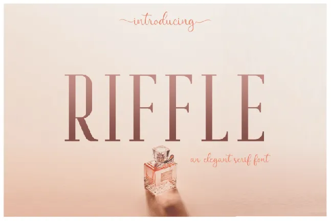 Riffle font