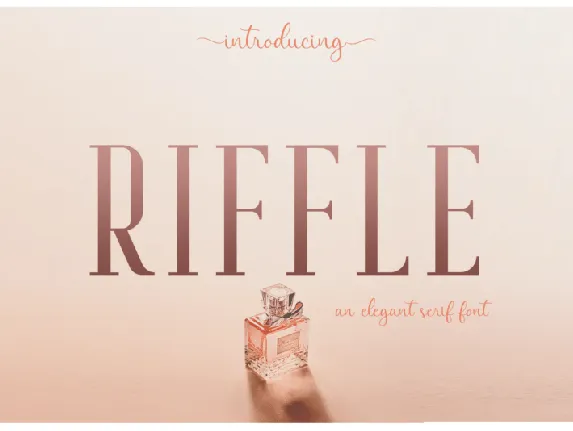 Riffle font