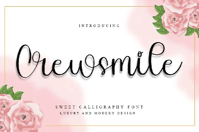 Crewsmile font