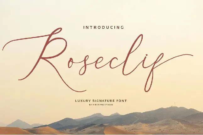 Roseclif font