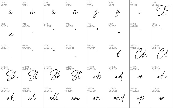 Rolasan Signature font