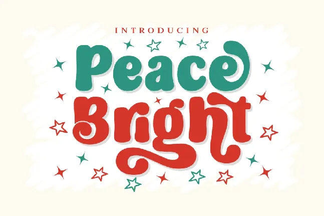 Peace Bright font