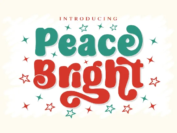 Peace Bright font