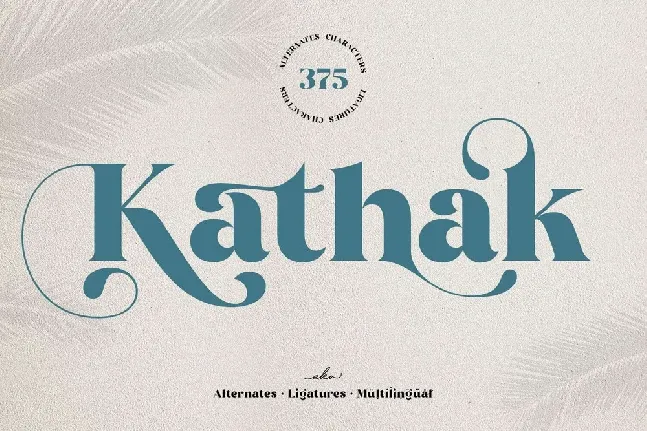 Kathak font