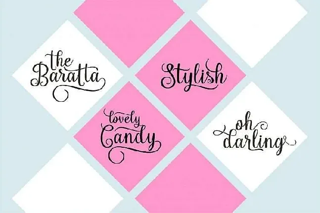 Hello Sweety Script font