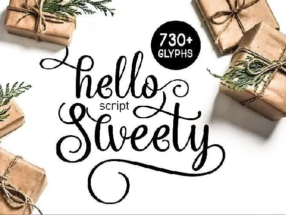 Hello Sweety Script font