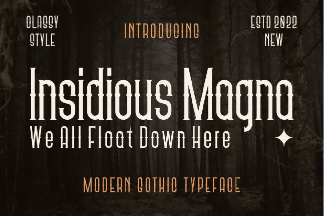 Insidious Magna font