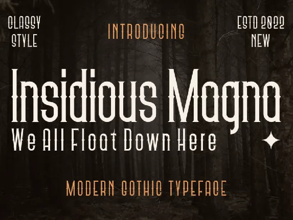 Insidious Magna font