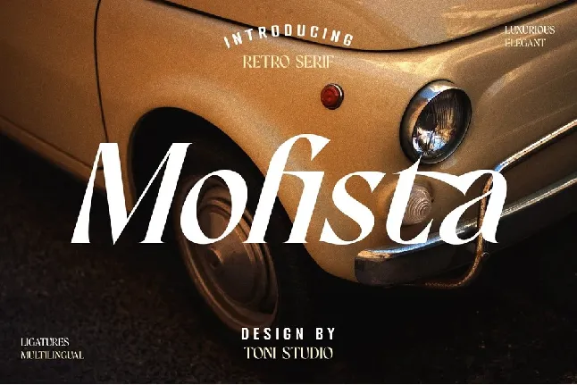 Mofista font