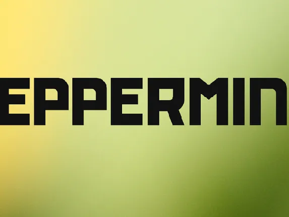 PEPPERMINT font