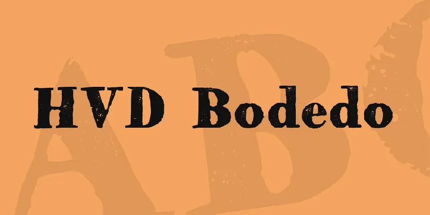 HVD Bodedo font