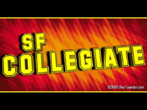 SF Collegiate font