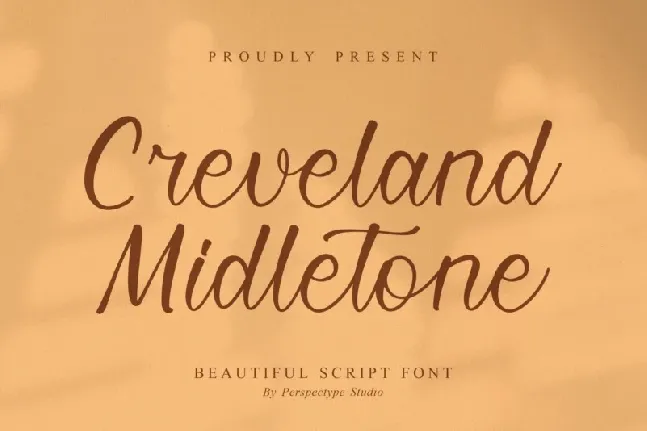 Creveland Midletone font