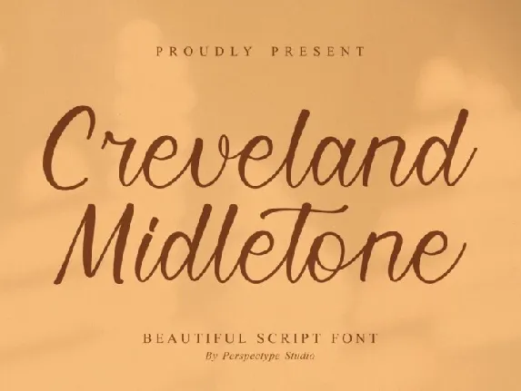 Creveland Midletone font