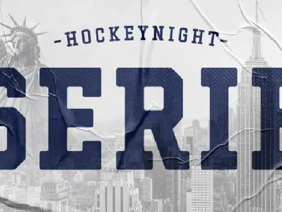 Hockeynight Serif Family font