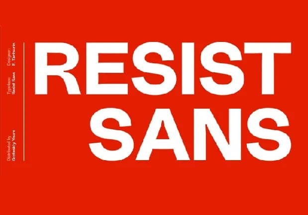 Resist Sans Family font