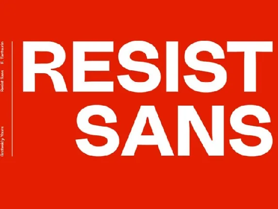 Resist Sans Family font