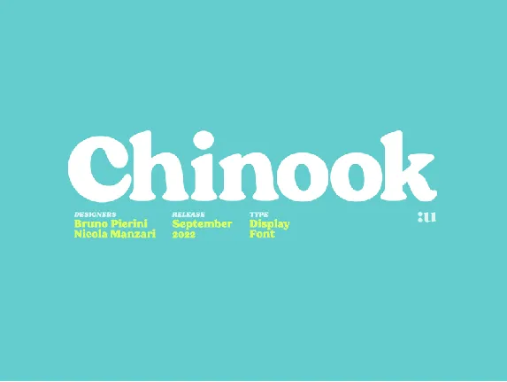 Chinook font