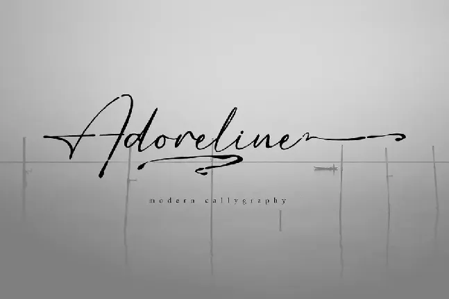 Adoreline font