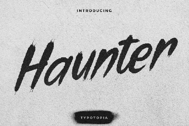 Haunter Display font