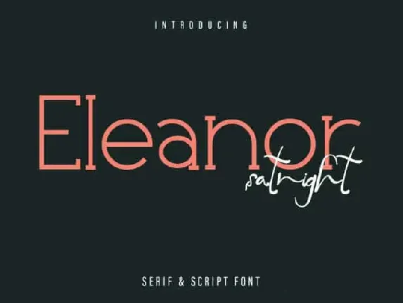 Eleanor Satnight Duo font