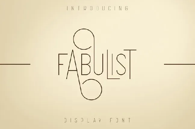 Fabulist font