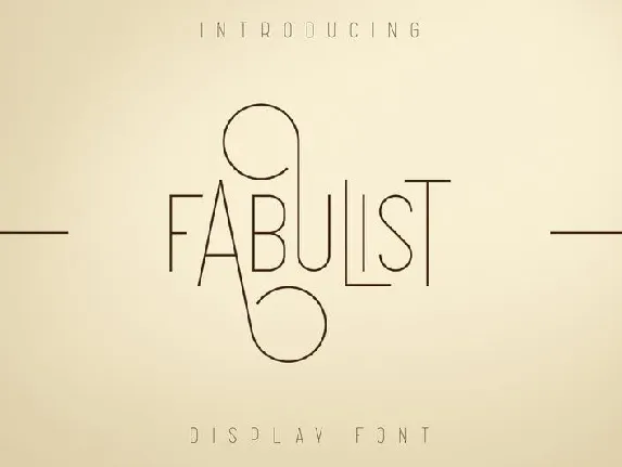 Fabulist font