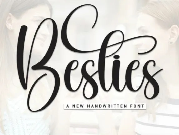 Besties Calligraphy font