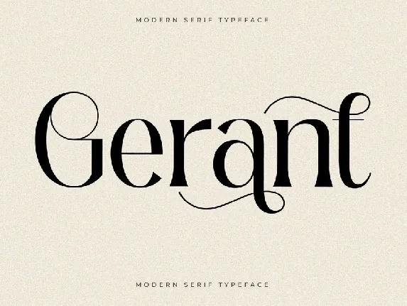 Gerant font