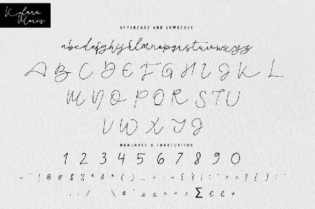 Kelana Moris font