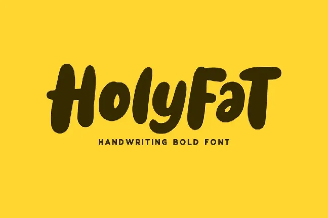 Holyfat font