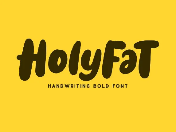 Holyfat font