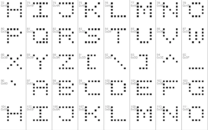 Square Dot Digital-7 font