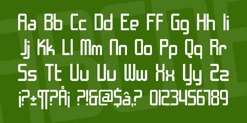 SF Chrome Fenders font