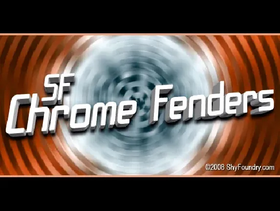 SF Chrome Fenders font