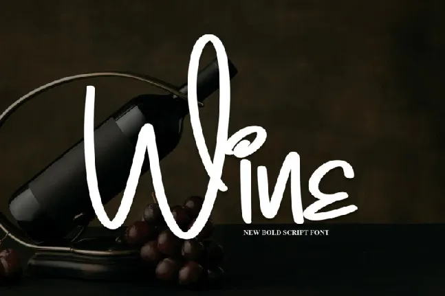 Wine Script font