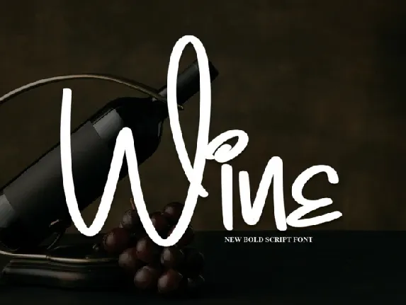 Wine Script font