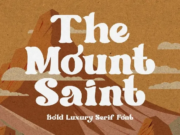 The Mount Saint font