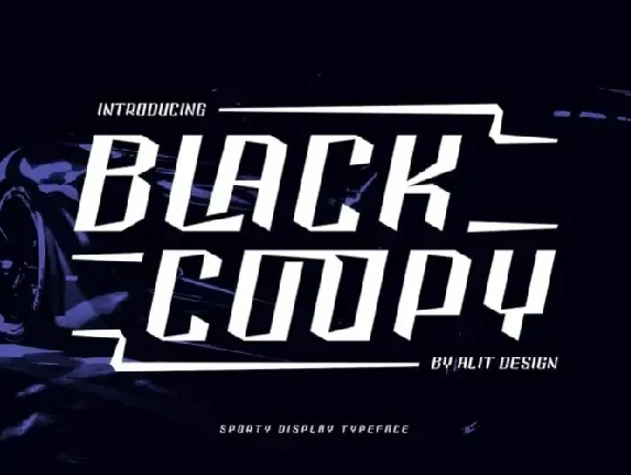 Black Coopy font