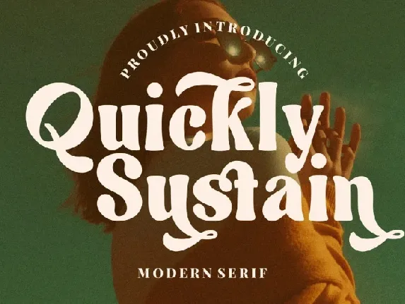 Quickly Sustain font