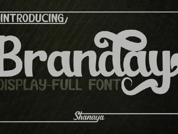 Branday font