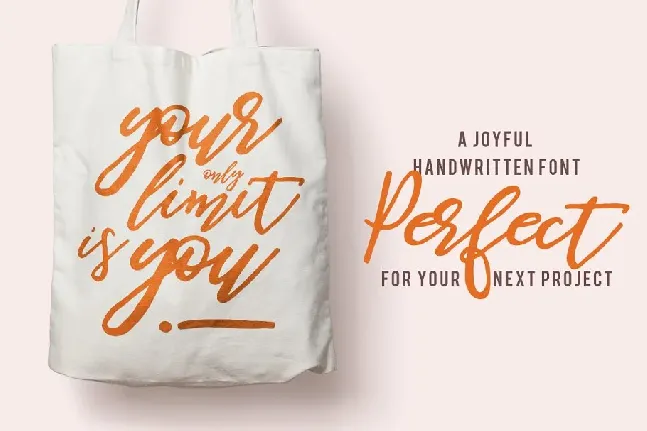 Be Perky! Handwritten font